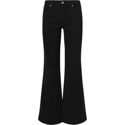 Smashed Lemon Mediumblauwe flared jeans |