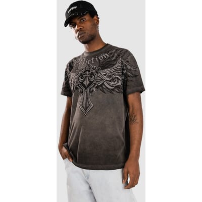 Affliction Ayala T-Shirt zwart
