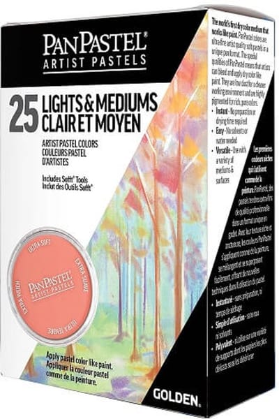 PanPastel Light & Medium Set 25 Pans