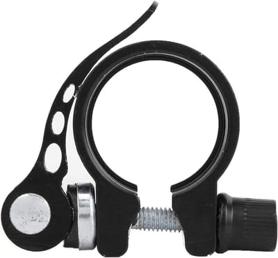 Zadelpenklem - Fietspaalklem - Fiets Zadel Verstellen - Gereedschapsloze Aanpassing - 31.8 mm - Zwart