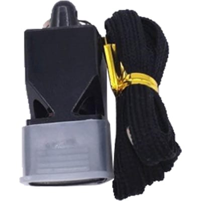 Outdoor Levensreddende Noodfluitjes Hoge Decibel Veiligheid Overlevingsfluitje met Lanyard voor black