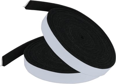 2 stuks 1/2 inch x 1/8 inch 15m hittebestendige rookafvoer afdichtband, BBQ grill sealing tape voor optimale rookdichtheid en isolatie