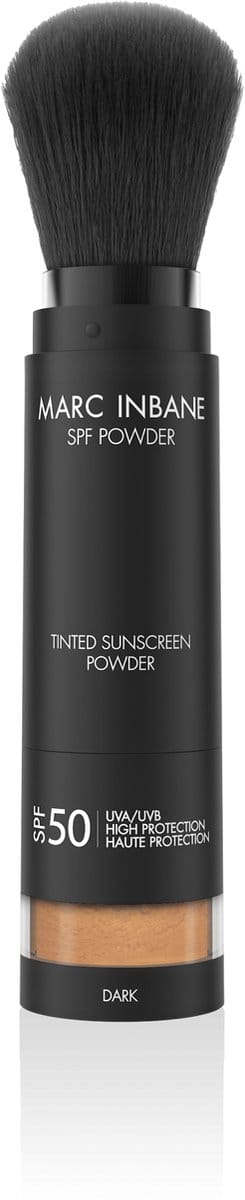 Marc Inbane Brush tinted sunscreen powder dark