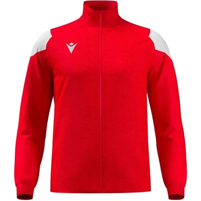 Macron Glory Prometheus Top Full Zip Heren - Rood / Wit | Maat: 3XL