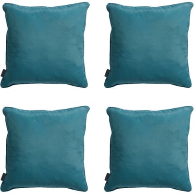 Madison - Sierkussen Panama sea blue - Ca. 45x45 cm - Set van 4
