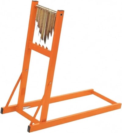 Zaagbok Zwaar - Zaagpaard Werkstation - Brandhout Zagen - Opvouwbaar & Stabiel - 800 kg Draagvermogen - Oranje