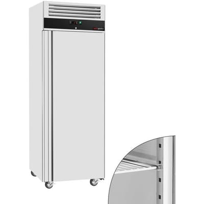 GGM Gastro Tiefkühlschrank Edelstahl ECO - 400 Liter - mit 1 Tür Zilver