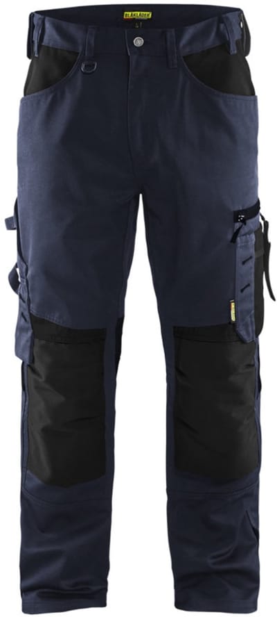 Blaklader Werkbroek zonder spijkerzakken 1556-1860 - Donker marineblauw/Zwart - C146