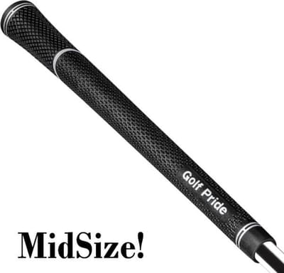 GolfPride Tour Velvet Super Tack MIDSIZE Grip - Zwart Wit