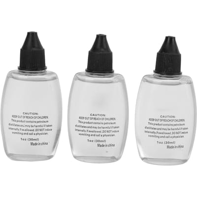 3 stuks Klepolie Zuiger Koperen Instrument Smeermiddel Verzorgingsbenodigdheden voor Saxofoon Klarinet 30ml3 stuks black