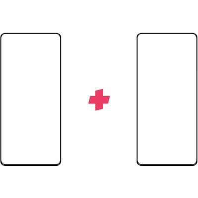 DuoPack: OPPO Reno 4 Pro screenprotector gehard glas Edge to Edge