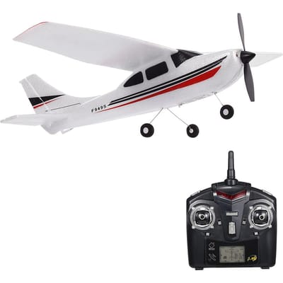 Wltoys F949S RC avion 2.4G avion RC avion 3CH télécommande EPP avion modèle Miniature 1 Batteries blanc