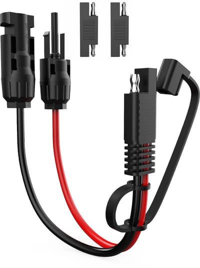 Verlengkabel Zonnepaneel 10AWG SAE naar SAE Adapter Set met Polarisatie Omkeerconnector