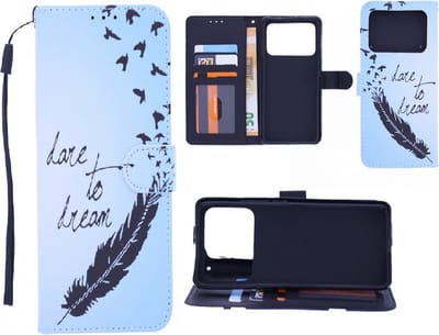 LuxeBass Boekhoesje met print geschikt voor Xiaomi Mi 11 Ultra - Love To Dream - telefoonhoes - gsm hoes - telefoonhoesjes
