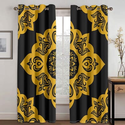 Oude Egyptische Mythologie Vintage Patroon Gordijn Figuur Muurschildering 2 Panelen Geschikt Woonkamer Slaapkamer Balkon Keuken Raamdecoratie 50W130H(CM)X2PCS&Hook