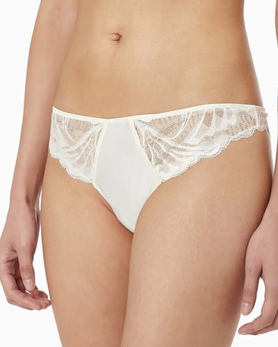 Calvin Klein - String - Ivoor - Maat L