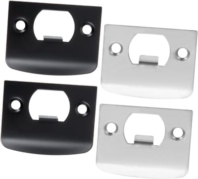 Verstelbare Sluitplaat - Deurversterking Platen - Woningbeveiliging - Roestvrij Staal - 5.5x4.5x0.1CM - Diverse Kleur