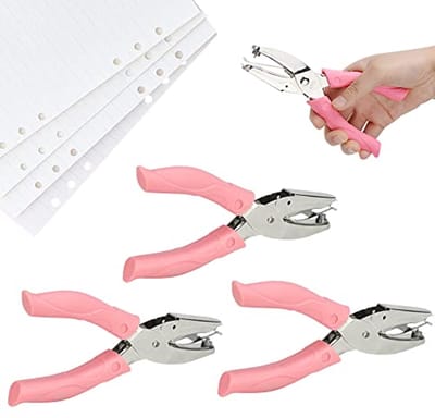 Handheld Perforator Set - 3 Stuks voor Papieren Ambachten en Scrapbooking