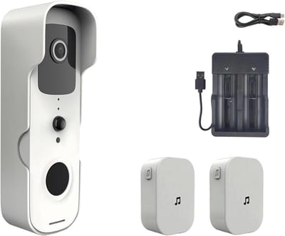 Slimme Videodeurbel - Digitale Intercom - Thuisbeveiliging - Waterdicht Nachtzicht - 140x45x27mm