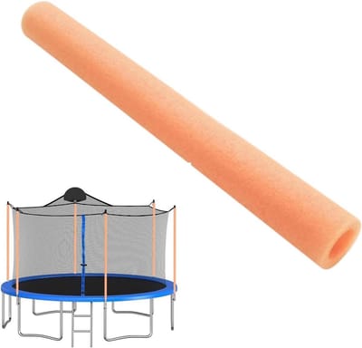 Trampoline Paalhoezen - Schuim Bescherming - Veilig Spelen - Energie Absorberend - 254 cm Diameter - Oranje