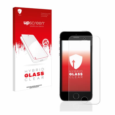 upscreen - Screenprotector voor Apple iPhone SE 2016 - Folie Beschermfolie Beschermglas transparant