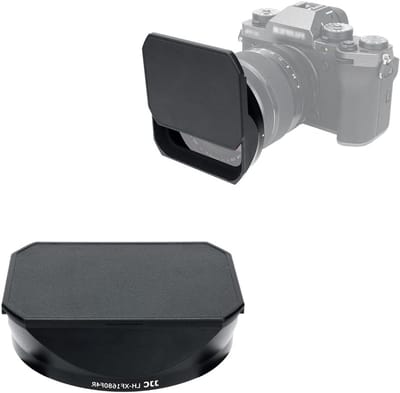 Metaal vierkante lenskap met schuifdeksel voor Fujifilm XF 16-55mm en 16-80mm lenzen, beschermt tegen licht en stof, ideaal voor fotografie