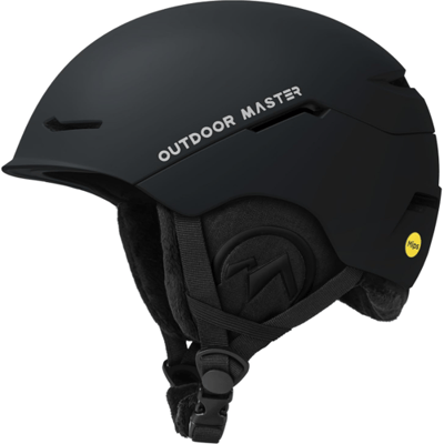 OutdoorMaster ELK MIPS Skihelm - Sneeuwsporthelm Zwart S