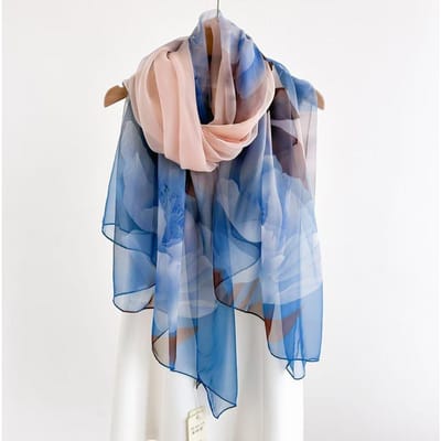 Vier Jaargetijden Mode Stofdicht Grote Bandana Populair Yourou Zijde Sjaals Sjaaltjes NIEUW Luxe Print Zonwering Strandlaken Y1943YY- gray