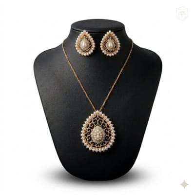 N3 Collecties Vrouwen Mode Waterdruppel Bloem Zirkoon Ketting Oorbellen Set