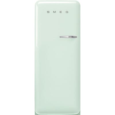 SMEG Koelkast Retro Vrijstaande ijskast Koelkast, Jaren 50, Enkeldeurs, Vrijstaand , Positie scharnier: Links, Watergroen