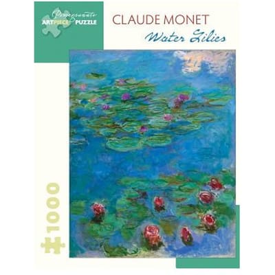 Claude Monet Water Lilies 1000-Piece Jigsaw Puzzle - Claude Monet