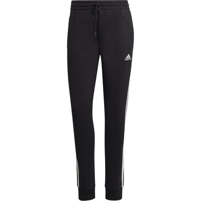 Adidas Sportswear Essentials 3-stripes French Terry Cuffed Joggers Maat: 2XS | Joggingbroeken Outlet | Dames | Zwart