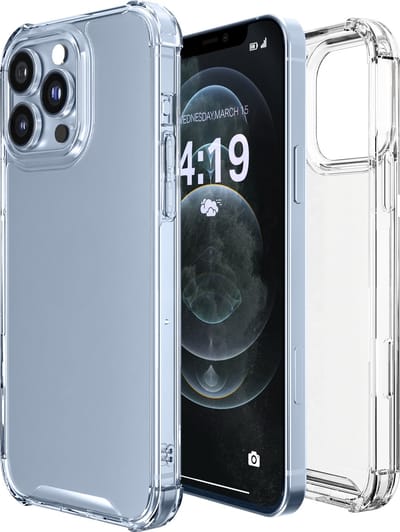 iTech Bumper Hoesje geschikt voor iPhone 12 Pro Max – Slank, Schokbestendig & Beschermend