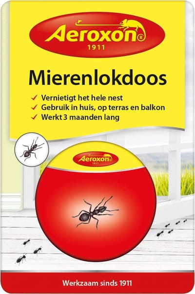 Aeroxon – Mierenlokdoos – Mieren bestrijden – Mierenlokdoosjes binnen en buiten – 1 stuk