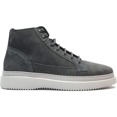 Rehab Morris Nub Donkergrijs Heren Veterboots Middengrijs | Kleur Middengrijs| Maat 43