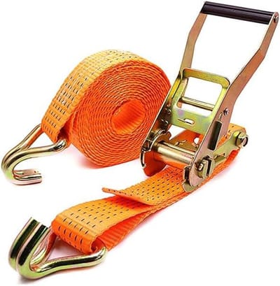 Zware Spanbanden - Lading Zekeren - Transport Zorgen - Professionele Kwaliteit - 5 Meter - Oranje