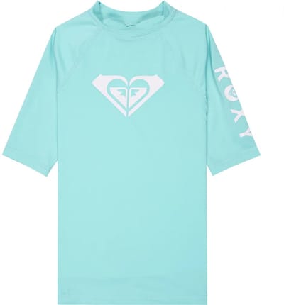 Roxy Ergwr03491 Whole Hearted Korte Mouw Rash Guard Blauw 16 Years Meisje