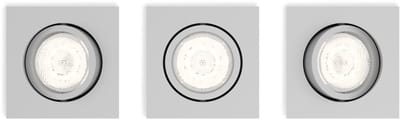 Philips Casement - Inbouwspot - 3 Lichtpunten - grijs - 3 x 500lm