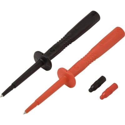 VOLTCRAFT MSS-110 VC-17155625 Veiligheids-testpuntenset Steekaansluiting 4 mm CAT IV 600 V, CAT III 1000 V Rood, Zwart 1 set(s)