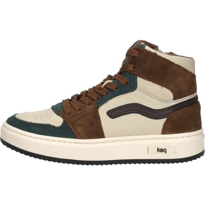 KEQ Veterschoenen Hoog Veterschoenen Hoog - Groen - Maat 26
