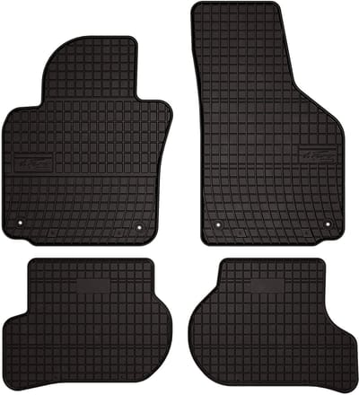 Wielganizator SolidPRO Serie - Zwarte Rubber Automatten - Seat Leon II Hatchback - 2005-2012 - Perfecte Pasvorm