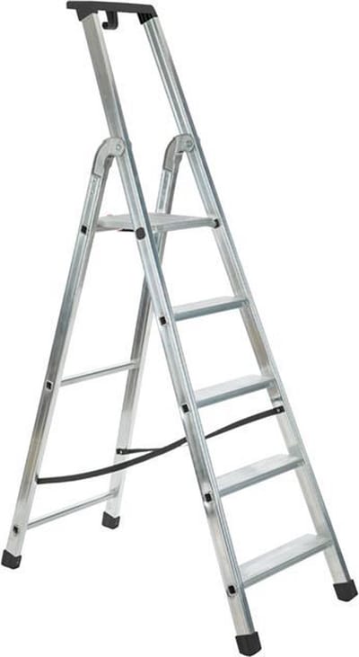 Industriële trapladder Quadra 5 treden