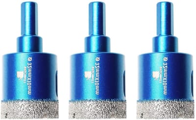 Diamant Droogboor - Tegelboor - Gaten Boren - Vacuüm Gesoldeerde Technologie - 32mm 3 Stuks - Diamant