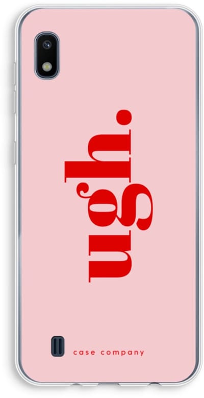 Case Company® - Hoesje geschikt voor Samsung Galaxy A10 hoesje - Ugh - Soft Cover Telefoonhoesje - Bescherming aan alle Kanten en Schermrand