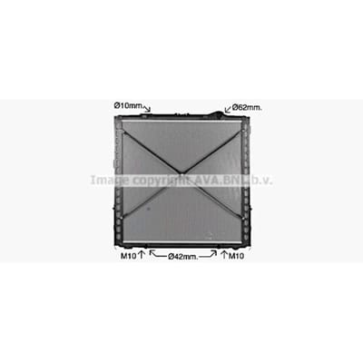 Radiator, motorkoeling HIGHWAY AUTOMOTIVE DF2098