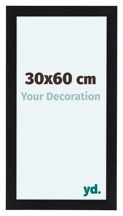 Your Decoration - Fotolijst 30x60 cm - MDF - Zwart Mat - Como