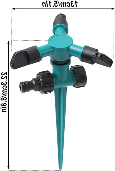 Verstelbare Tuinsproeier Set van 3 Stuks voor Efficiënte Bewatering van Tuin en Gazon, Ideaal voor Kleine en Grote Oppervlakken