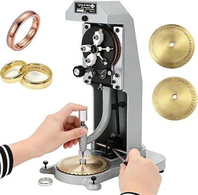 Ring Graveermachine - Sieraden Tool - Sieraden Personaliseren - Dubbelzijdig Dial - 42x26x23 cm