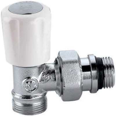 Thermostaat Radiatorkraan Hoekmodel 1/2 inch - Voorbereid voor Thermostaatkoppen