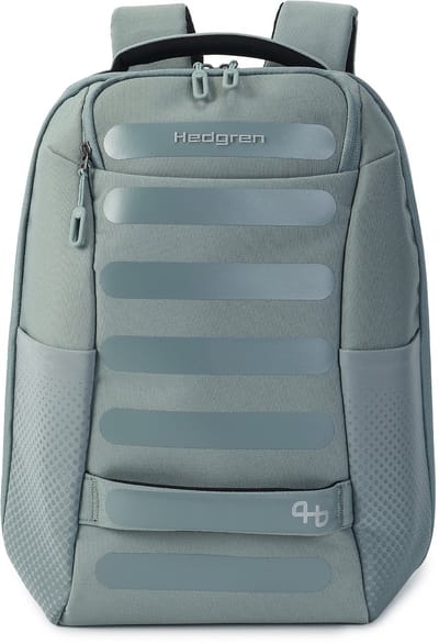 Hedgren Handle M Rugzak 15,6 inch met 2 compartimenten en RFID-bescherming – Middelgroot – Grey-Green